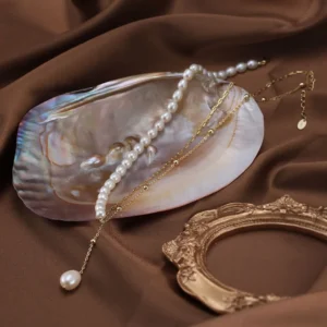 Collier en argent perle d'eau douce